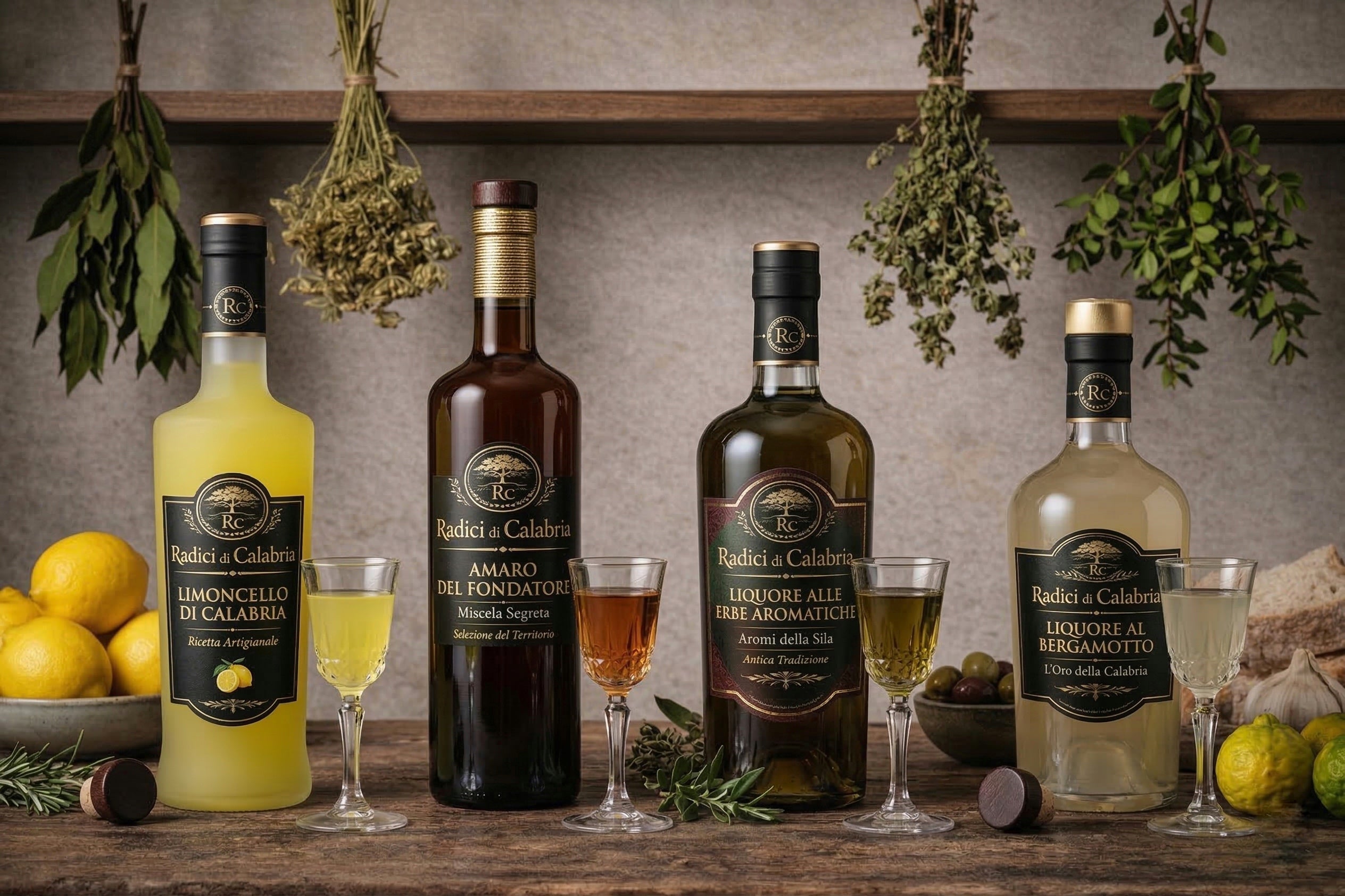 Liquori autentici della Tradizione Calabrese