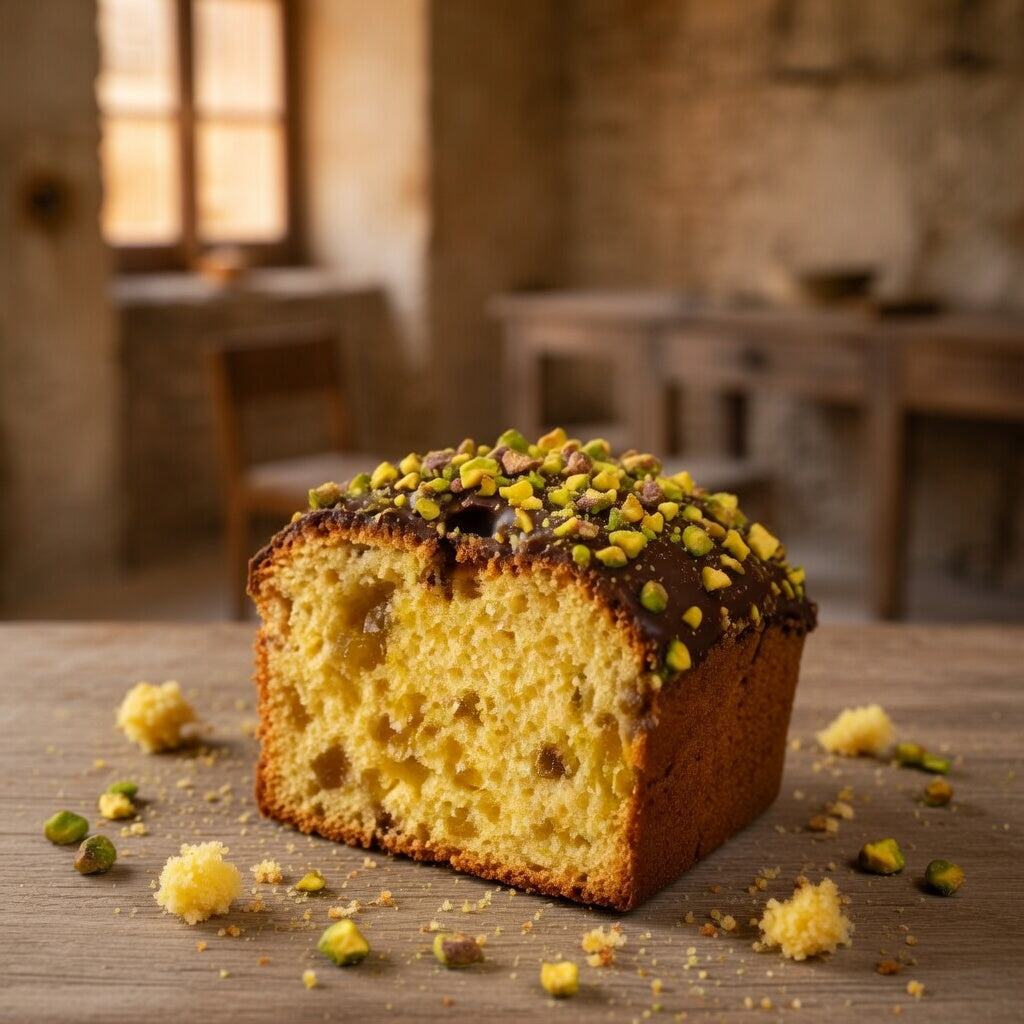 Colomba Artigianale al Pistacchio con Cioccolato Fondente e Granella – 1kg