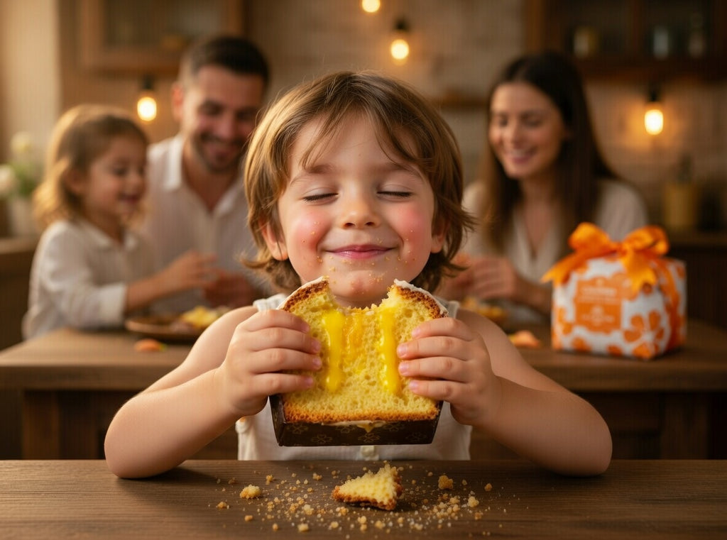 Colomba Artigianale all’Arancia con Cioccolato Bianco. Senza glassa e senza canditi. – 1kg